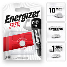 CR1216 ENERGIZER Lithium Batteries 1216 3V Coin Cell Battery *EXPIRY 12/2031*