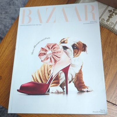 HARPER S BAZAAR UK LIMITED edition V&A Magazine Betsy Bulldog Cover July 2015