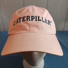 Caterpillar CAT Empire Pink Hat Baseball Cap Adjustable 100% Cotton Taiwan