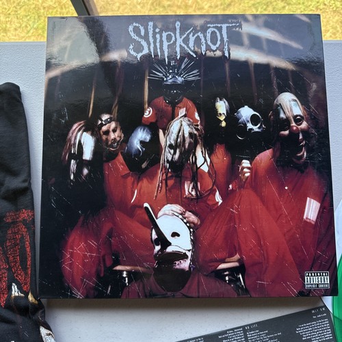 Slipknot 2009 Slime Green Vinyl LP & T-Shirt Box Set -Size Large - Nu Metal - Picture 5 of 10
