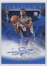2024-25 Panini Origins Rookie Auto Blue 13/49 Adem Bona #RA-ABP Auto 14lt