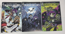Murder Drones Issue 1 Covers A B C Wyatt Kennedy Jo Mi-Gyeong Alessio Zonno ONI