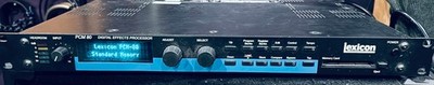 Lexicon PCM-80 Digital  Reverb Effects Processor w Orig Manual Low Battery