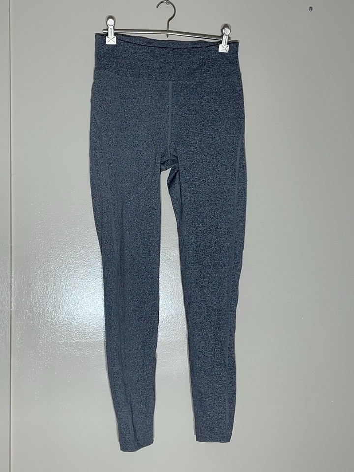 Crane Leggings Small 10 Grey Pants Performance Activewear 