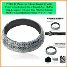 Id 65mm Car Exhaust Gasket Graphite Construction Exhaust Donut Gaskets Seal ...