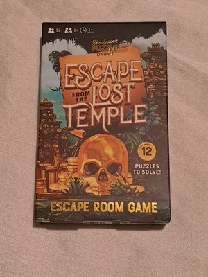 Escape From The Lost Temple, Professor Puzzle - Escape Room Game (New & Sealed)