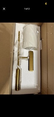Generation Lighting Brianna 1-Light Burnished Brass Dimmable Wall Sconce
