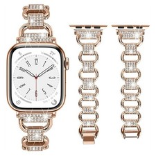 Bling Band  For Apple Watch Series 11/10/9/8/7/6/5/4/3/2/SE/Ultra Metal Bands