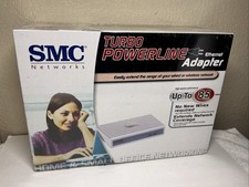 SMC Networks Turbo Powerline EZ Connect Ethernet Adapter SMCHT-ETH to 85 MBPS