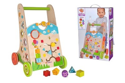 Eichhorn 100002253 - Bunter Spiel- und Lauflernwagen
