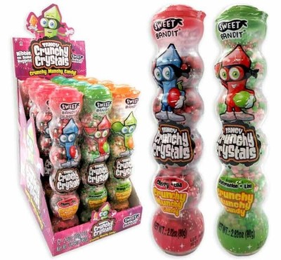 CANDY CRUNCHY CRYSTALS TANGY NUGGET C961 | 12CT DISPLAY BOX | HALLOWEEN SPECIAL
