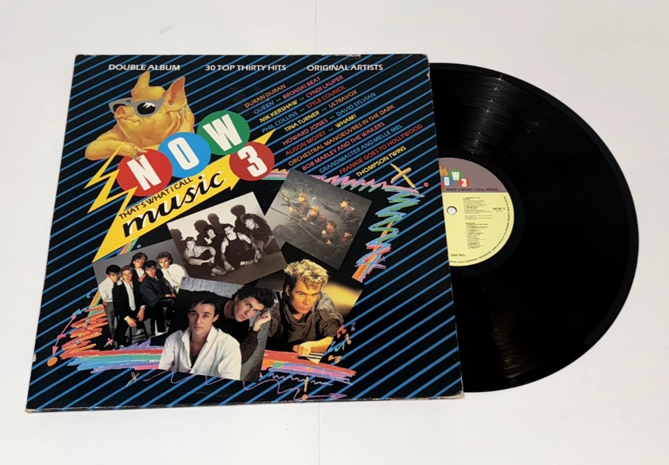 80s Rock Vinyl LP Compilation Lot Now Thats What I Call Music 3 Ozzy Duran Duran - Image 2 of 4