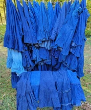 1980s Vintage Lot of 41 Long Midi Ankle Length Denim Skirts ~ Size S-XL