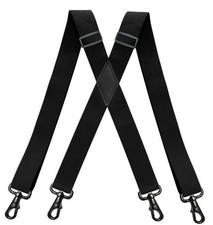 Men s Suspenders Swivel Hooks X Back Susspenders with 4 Heavy Duty Braces Bel...