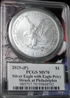 2025-P American Eagle EAGLE PRIVY Silver  --- MS-70 PCGS Coin ----  #545C