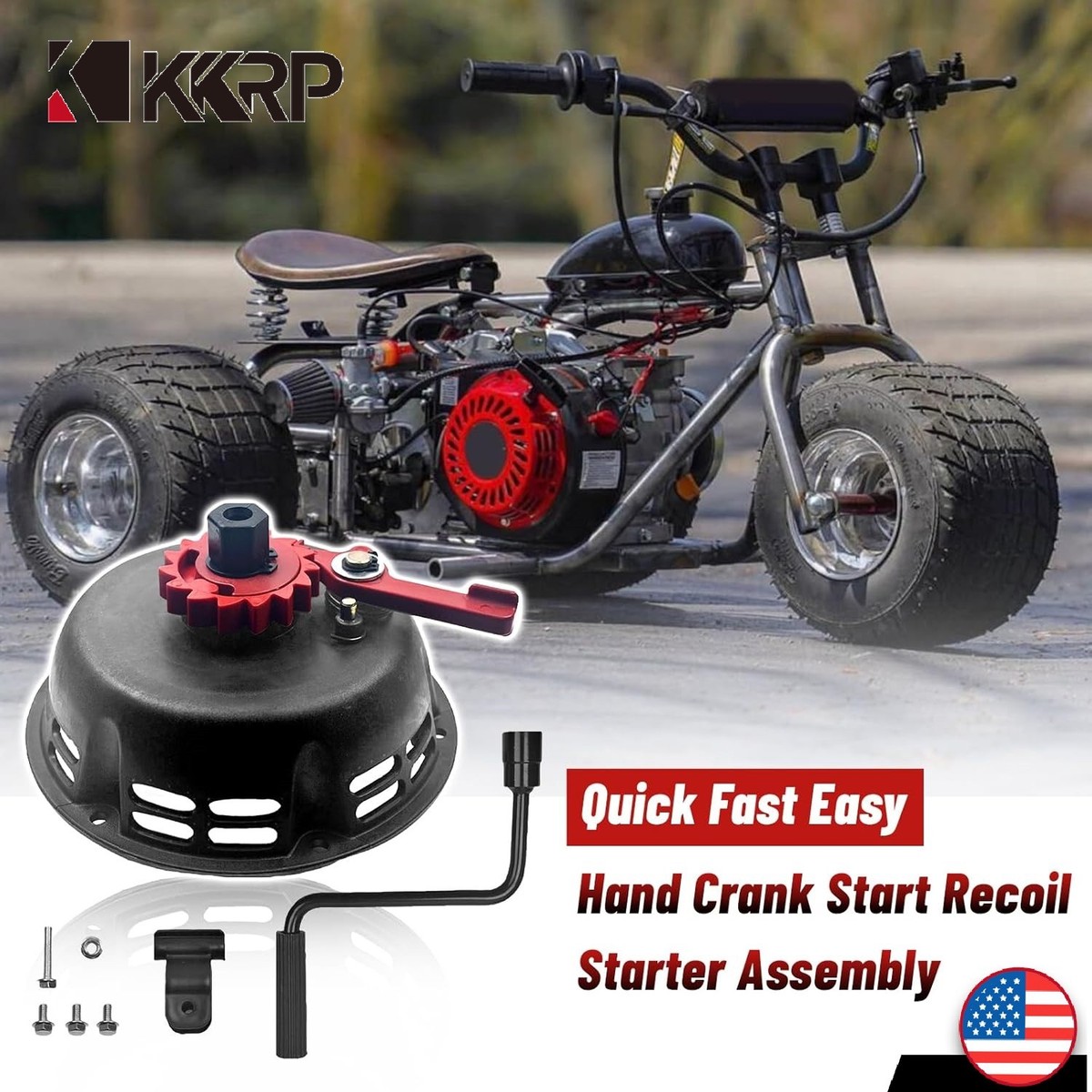 Easy Fast Pull Start Recoil Starter Assembly for Coleman CT200U