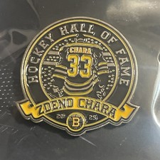Zdeno Chara Boston Bruins HOF Hockey Hall Of Fame 2025 Collectible Pin NHL