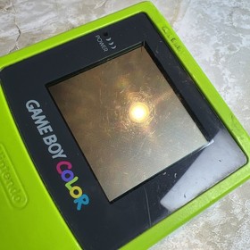 Nintendo Game Boy Color Kiwi Lime Green Handheld Console System Tested & Working