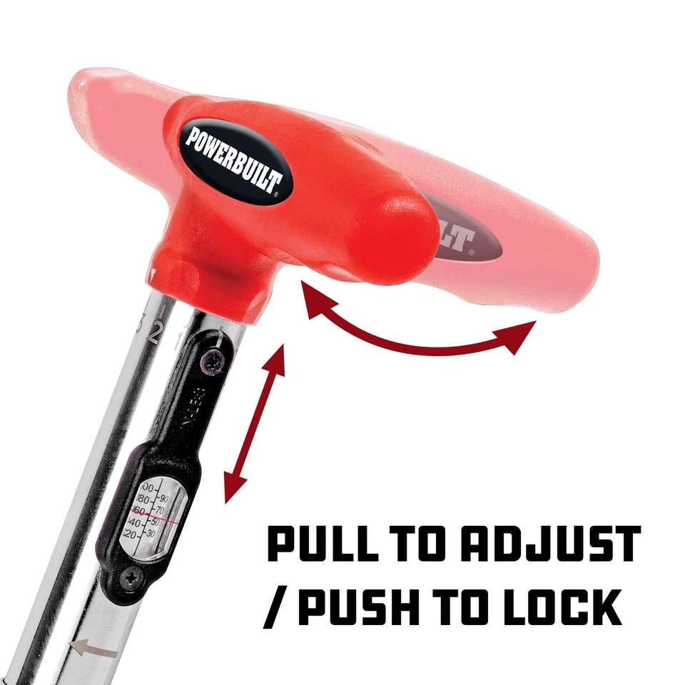 Precision Torque Wrench 1 4 Drive T Handle For Bikes And Valves 20 To 100 In Lbs - Image 3 of 4