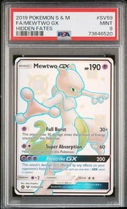 Mewtwo GX SV59/SV94 Hidden Fates Shiny Vault Full Art