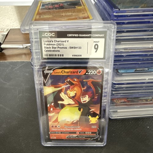Lance's Charizard V graded CGC 9 for sale on eBay