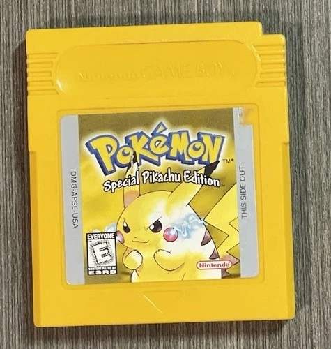 Pokemon Yellow Version Nintendo Game Boy, 1999, Authentic, Tested & Saves