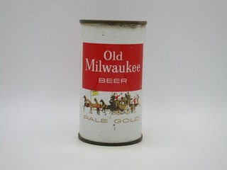 Old Milwaukee Pale Gold Flat Top Beer Can