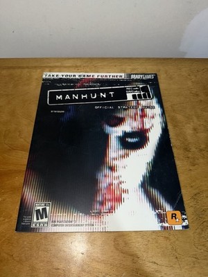Manhunt Official Strategy Guide (2003) Brady Games Rockstar Playstation 2 PS2