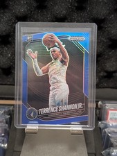 2024 PANINI PRIZM BLACK #37 TERRENCE SHANNON JR. BLUE PRIZM RC /199