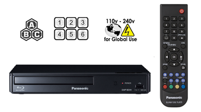 Panasonic DMP-BD Region Free Blu-ray player Multi Region Code Free