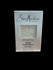 SheaMoisture Daily Hydration Bar Soap 100 Virgin Coconut Oil, 8 oz