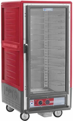 Metro C537-HFC-4 3/4 Height Heated Holding Cabinet w/ Fixed Wire Pan Slides