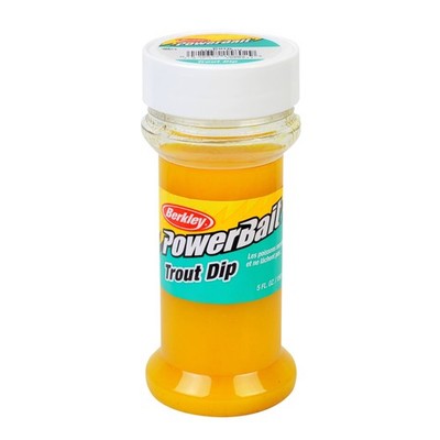 PowerBait Trout Dip PowerBait  with Corn 5 oz Bottle, Unique Dipping System, ...