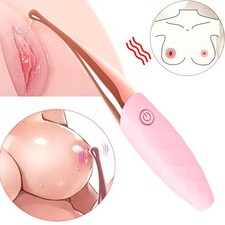 Orgasm Finger Vibrator G-Spot Dildo Clit Nipple Wand Massager Sex Toys for Women