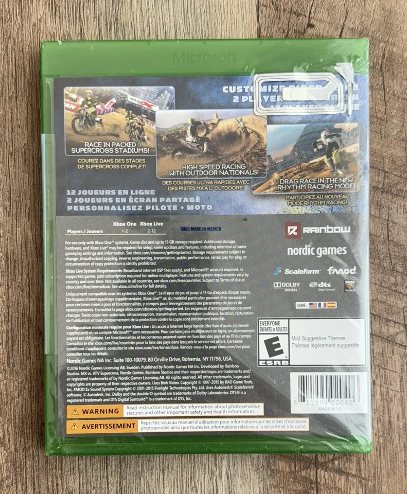 MX vs. ATV Supercross (Microsoft One 2014) Brand New Sealed - Image 2 of 3