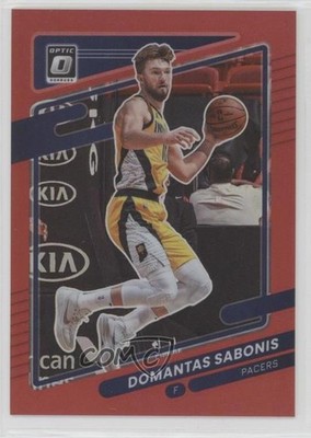2021-22 Panini Donruss Optic Red Prizm 76/99 Domantas Sabonis #94 0s55