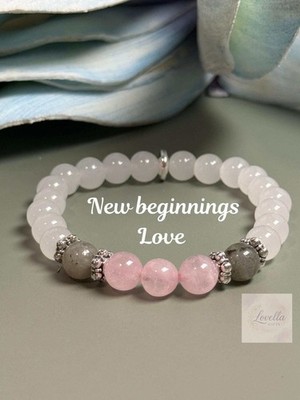   New Beginnings & Love Crystal Bracelet