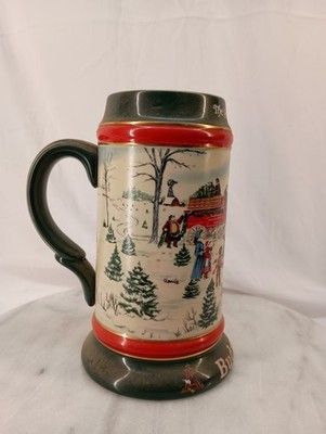 Budweiser Anheuser Busch Stein 1991 Collector Series  The Season Best