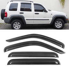 Acrylic Window Visor Vent Sun Rain Guard Deflector For 2002-2007 Jeep Liberty Acrylic Window Visor Vent Sun Rain Guard Deflector For 2002-2007 Jeep Liberty