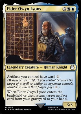 Elder Owyn Lyons Universes Beyond: Fallout MTG Magic The Gathering