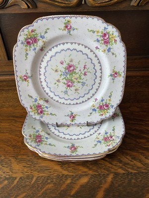Royal Albert Petit Point Porzellan 4 Frühstück Salat Beilagen Teller 7,3/4 Zoll 