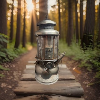 Antique Coleman Quick Lite Camping Lantern Needs Replacement Parts