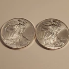 American Silver Eagle Coins, Lot of 2 - 2013 1oz .999 Fine Silver, 2oz of Silver