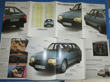 C.4343 : CITROEN  GSA rare dépliant suédois 