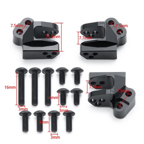 Per SCX10 III AXI03007 1:10 RC Modellino Auto Telaio Alluminio Skid Plate Protettivo - Foto 19 di 21
