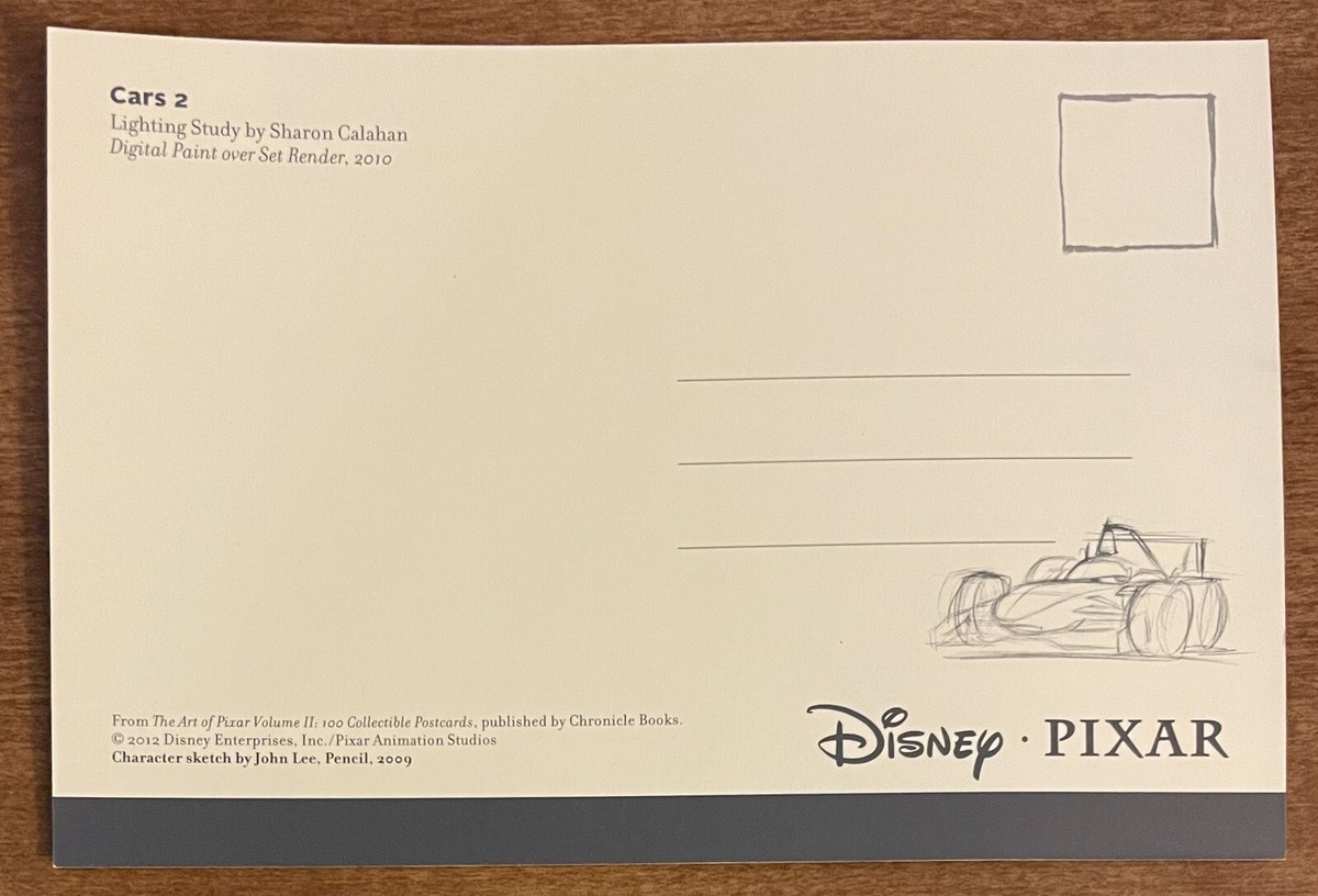 Disney Pixar: The Art Of Pixar, Cars 2 by Sharon Calahan | eBay