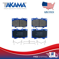 Front Ceramic Brake Pad Set W/hardware kit for TOYOTA LAND CRUISER, LEXUS LX470