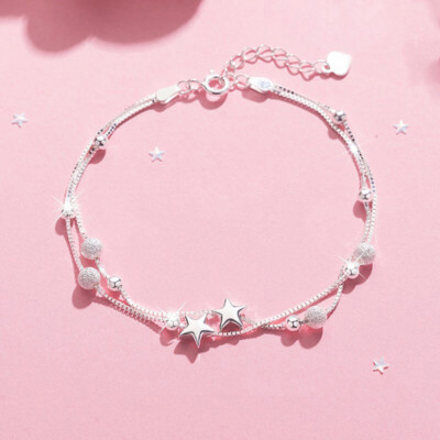 ★早期完売★LAZY DAWN★bangle layered chain bracelet B034★ 韓国発【LAZY DAWN】bangle layered chain bracelet B034 (LAZY