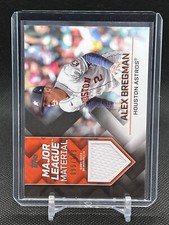 2022 Topps Update Alex Bregman Major League Material Black /199 Jersey Relic