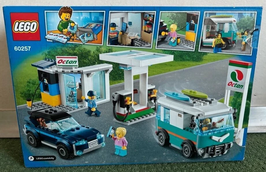 LEGO City Service Station 60257 Kit de construcción de juguetes 354 piezas Foto 2 de 4